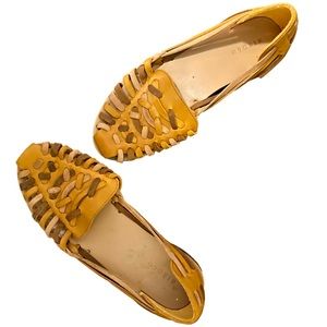 Nisolo Women's Huarache Sandal Saddle Brown Colorblock